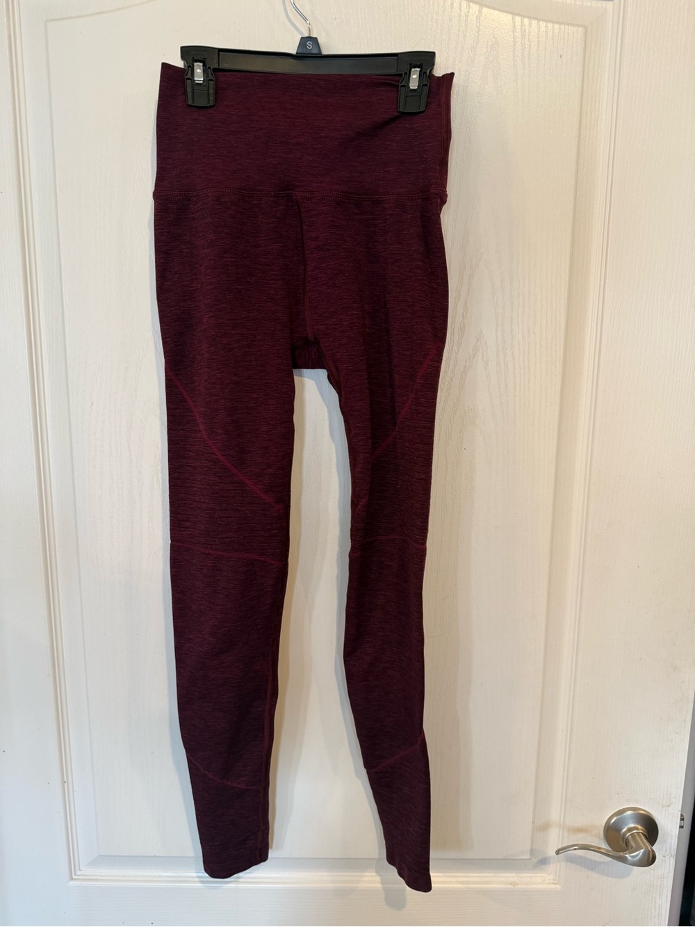 Alphalete OG Revival Leggings Maroon gym workout Athletic Burgundy Size m medium